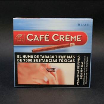 CIGARRITOS CAFÉ CREME BLUE